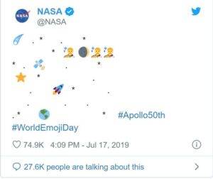 NASA hashtag