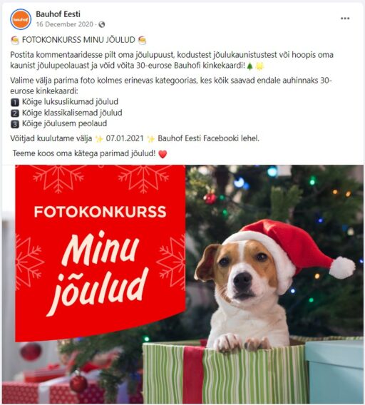 Bauhofi jõulukampaania