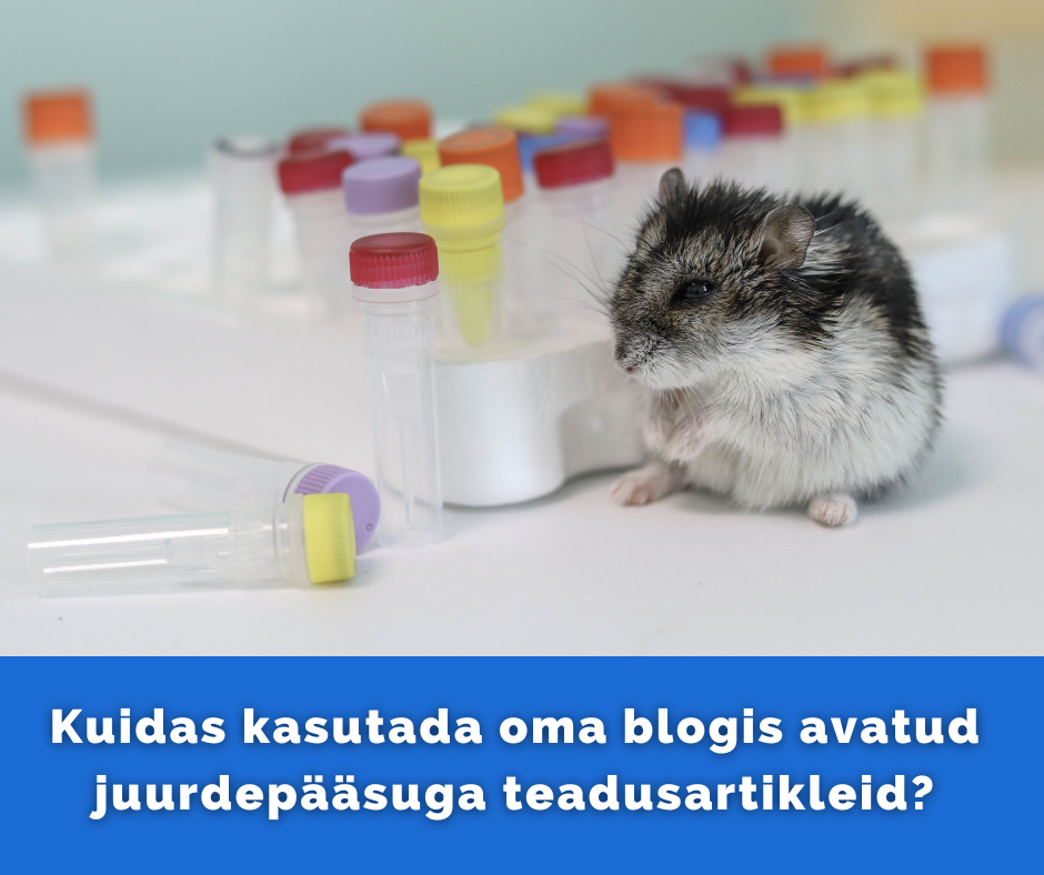 Sel korral hästi spetsiifiline, kuid kindlasti kasulik lugemine kõigile, kes kasutavad oma blogipostitustes pisut teaduslikumat lähenemist,…