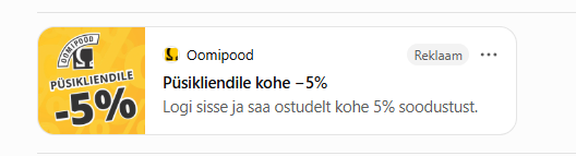 Oomipood chatgpt reklaam