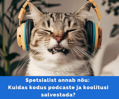 Spetsialist annab nõu Kuidas kodus podcaste ja koolitusi salvestada