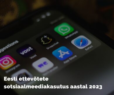 Eesti ettevõtete sotsiaalmeediakasutus aastal 2023